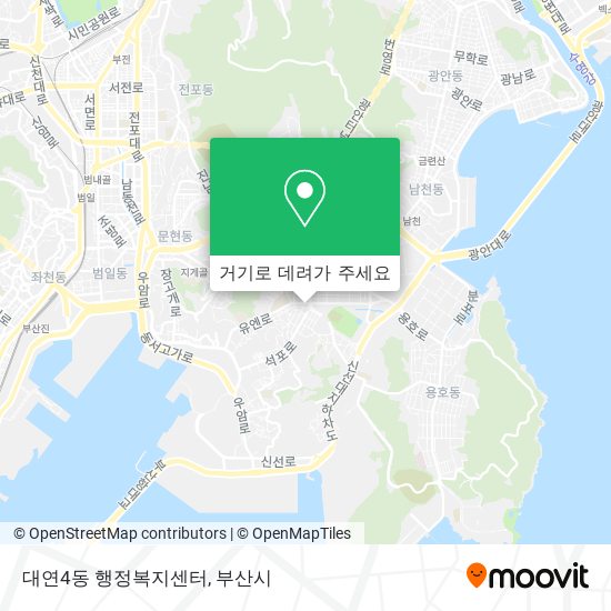 대연4동 행정복지센터 지도