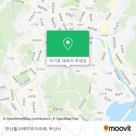 연산힐스테이트아파트 지도