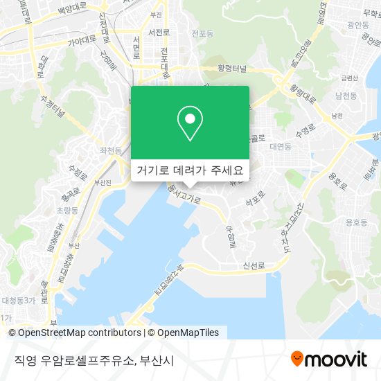 직영 우암로셀프주유소 지도