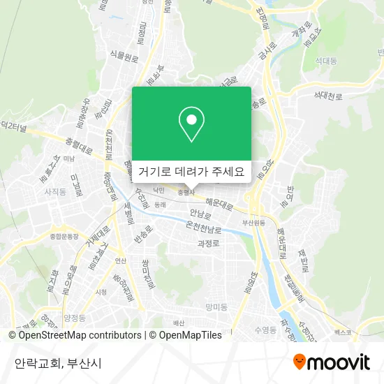 안락교회 지도