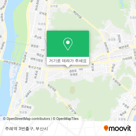 주례역 3번출구 지도