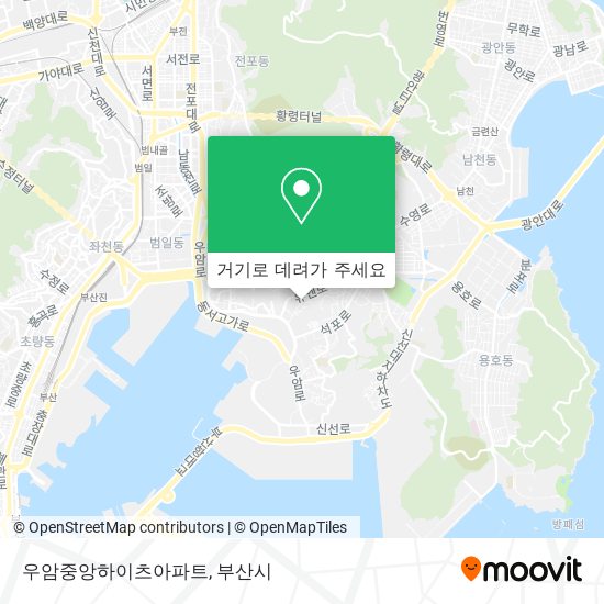 우암중앙하이츠아파트 지도