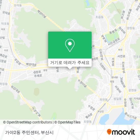 가야2동 주민센터 지도