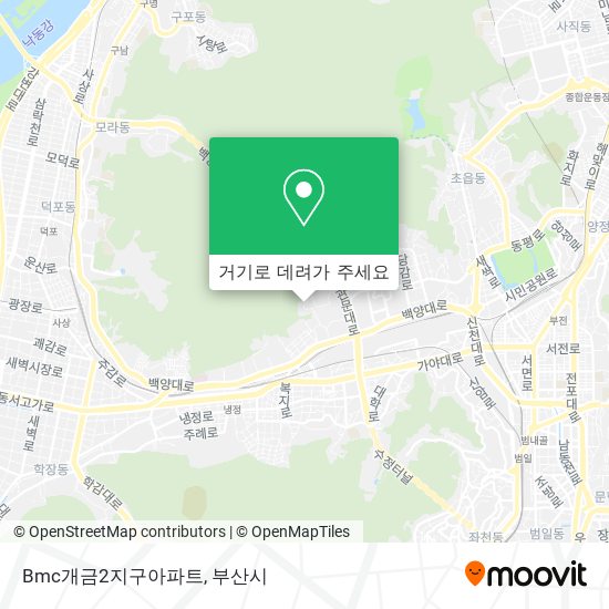 Bmc개금2지구아파트 지도