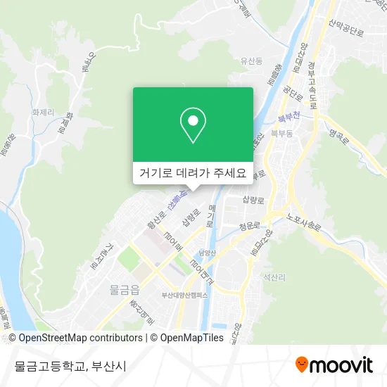 물금고등학교 지도