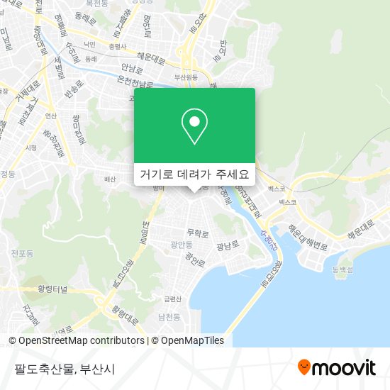 팔도축산물 지도