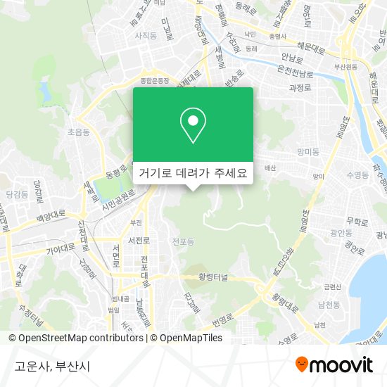 고운사 지도