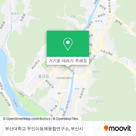 부산대학교 무인이동체융합연구소 지도