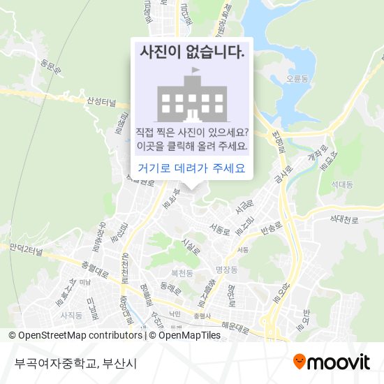 부곡여자중학교 지도