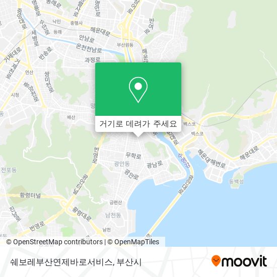 쉐보레부산연제바로서비스 지도