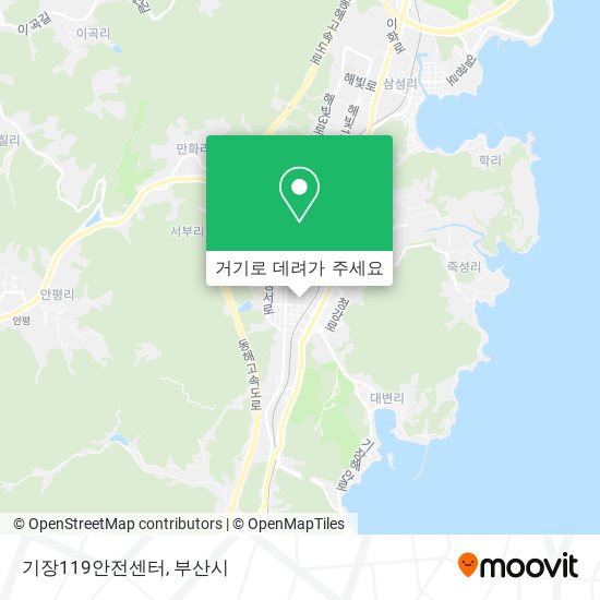 기장119안전센터 지도
