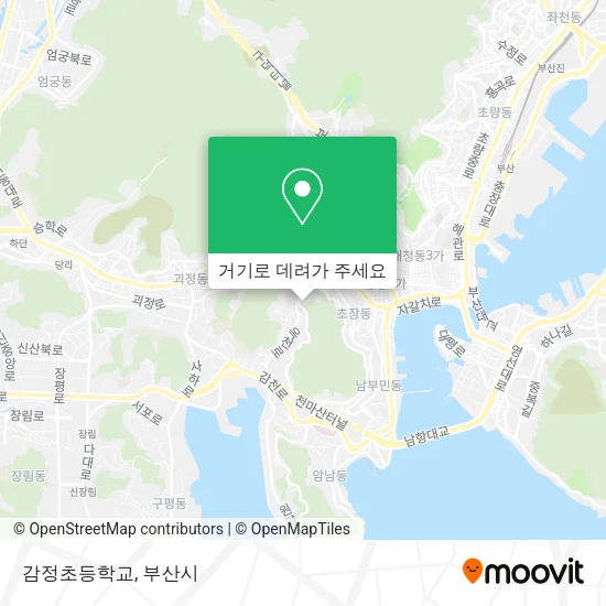 감정초등학교 지도