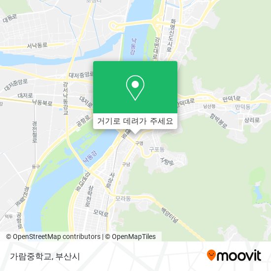 가람중학교 지도