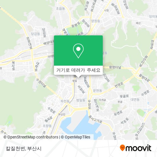 칼질천번 지도