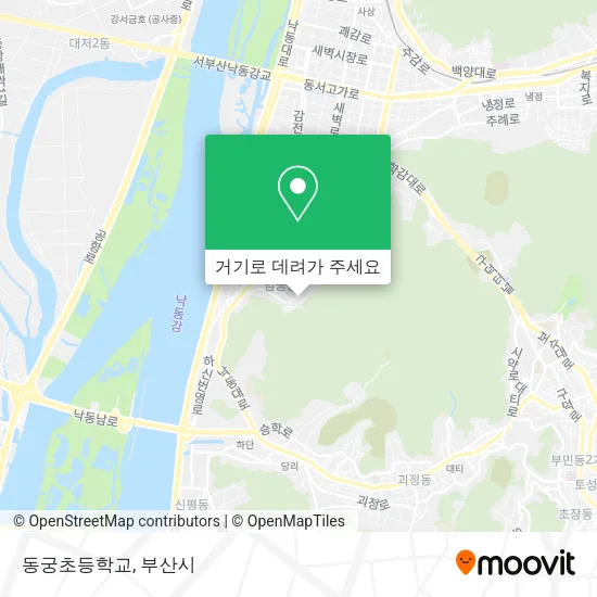 동궁초등학교 지도