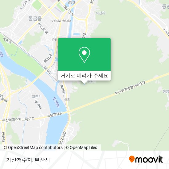 가산저수지 지도