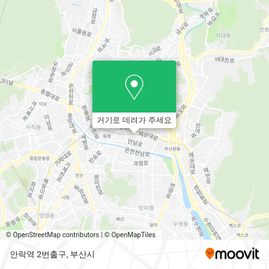 안락역 2번출구 지도