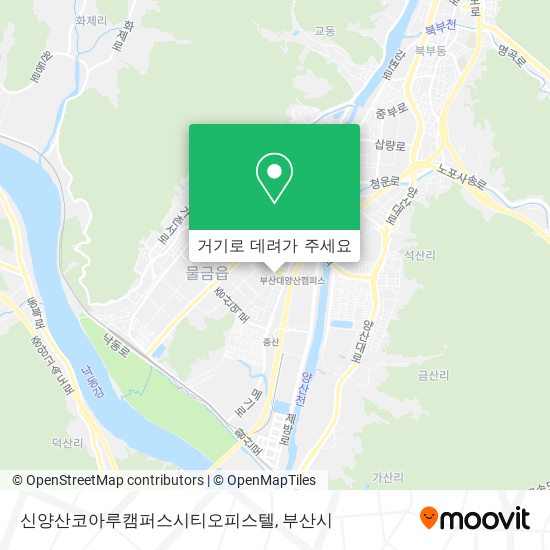 신양산코아루캠퍼스시티오피스텔 지도