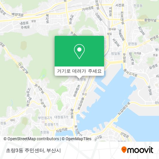 초량3동 주민센터 지도