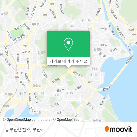 동부산변전소 지도