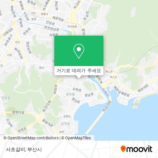 서초갈비 지도