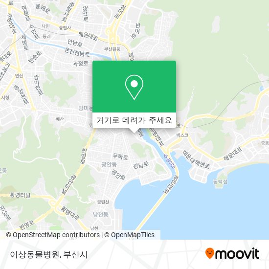 이상동물병원 지도