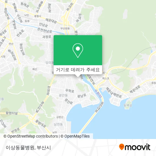이상동물병원 지도