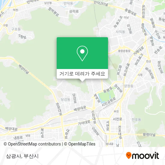 삼광사 지도