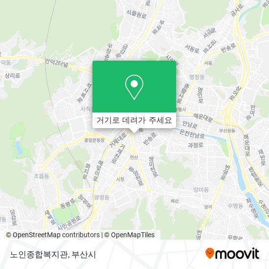 노인종합복지관 지도