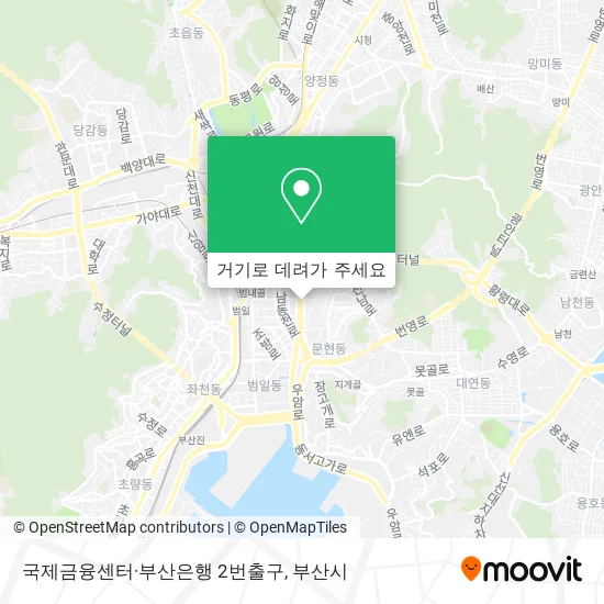 국제금융센터·부산은행 2번출구 지도