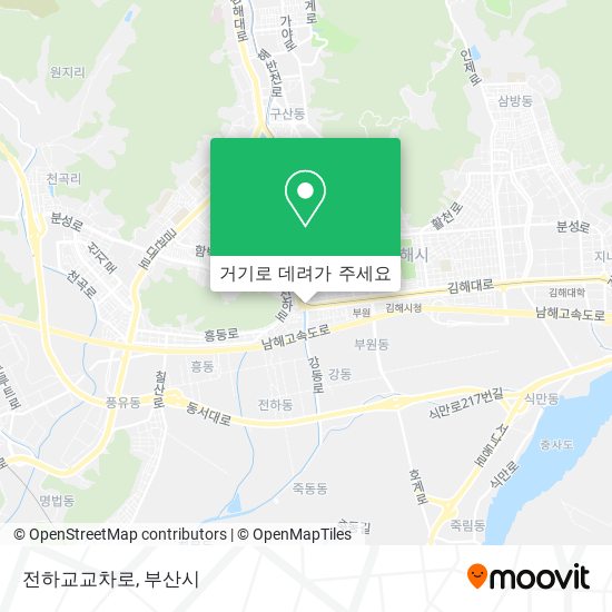 전하교교차로 지도