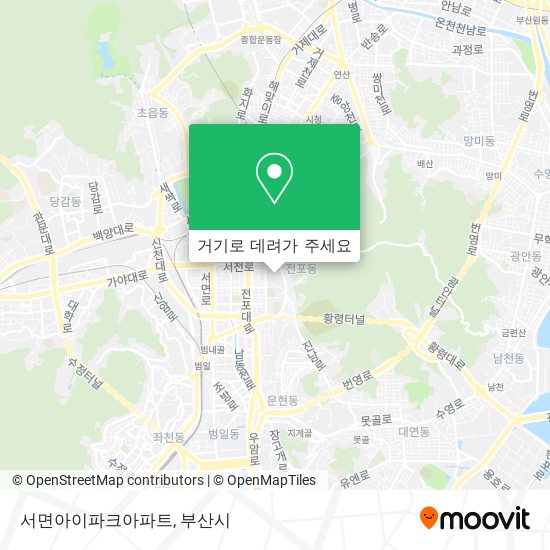 서면아이파크아파트 지도