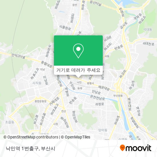 낙민역 1번출구 지도