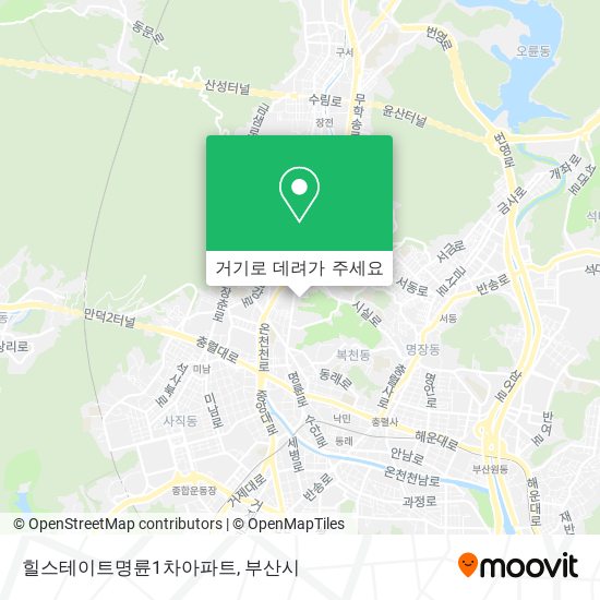 힐스테이트명륜1차아파트 지도