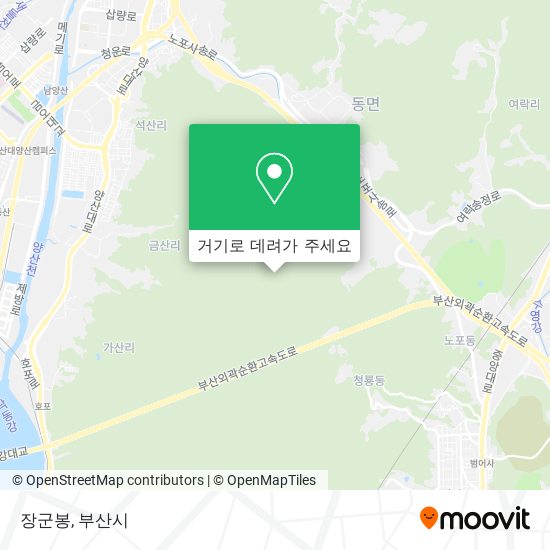 장군봉 지도