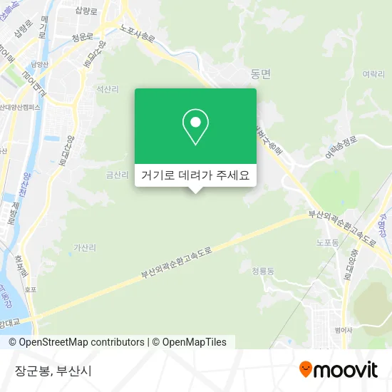 장군봉 지도