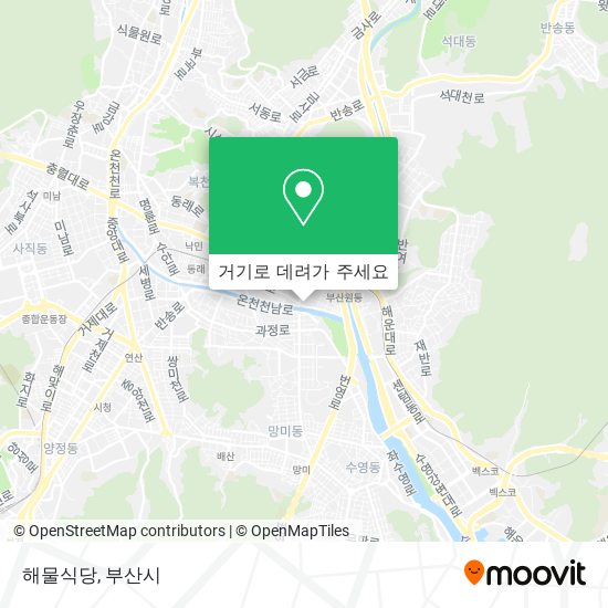 해물식당 지도