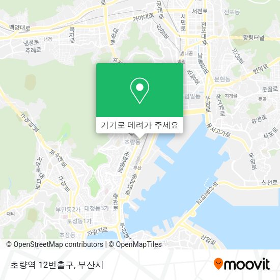 초량역 12번출구 지도