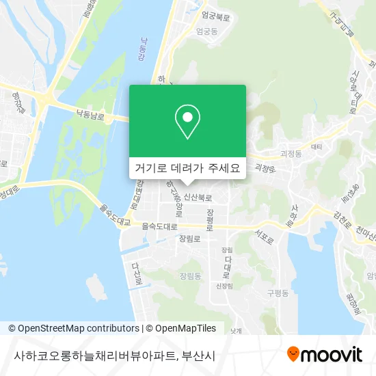 사하코오롱하늘채리버뷰아파트 지도