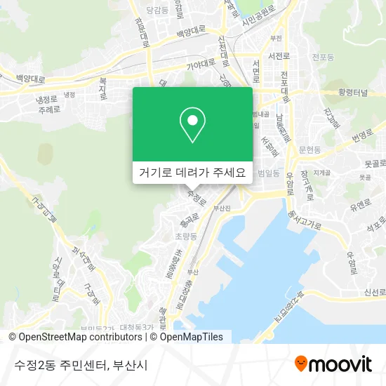 수정2동 주민센터 지도
