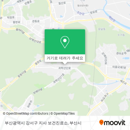 부산광역시 강서구 지사 보건진료소 지도