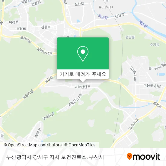 부산광역시 강서구 지사 보건진료소 지도