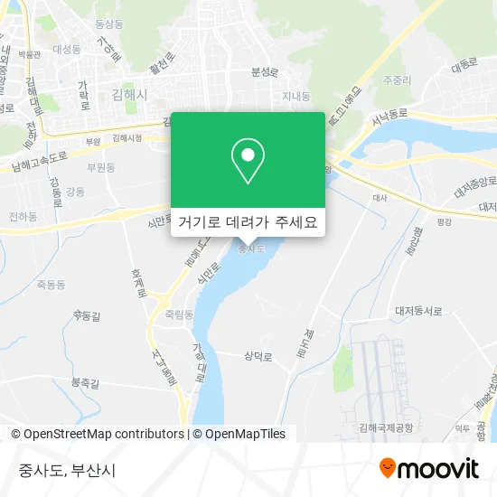 중사도 지도