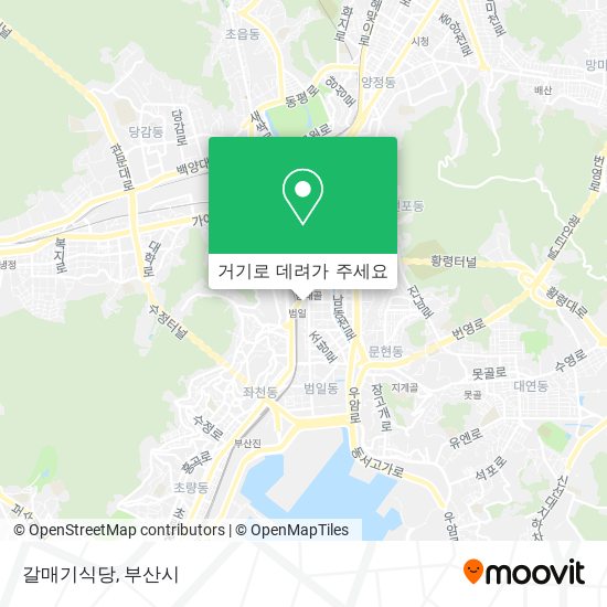갈매기식당 지도