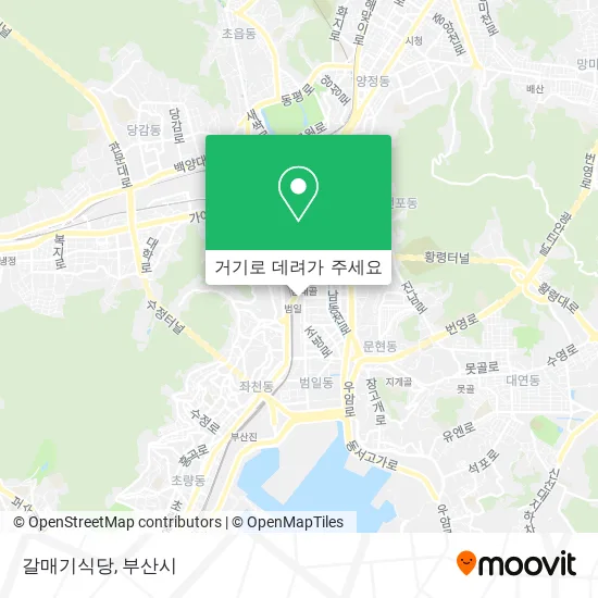 갈매기식당 지도