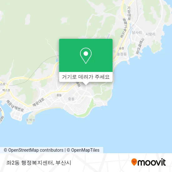 좌2동 행정복지센터 지도