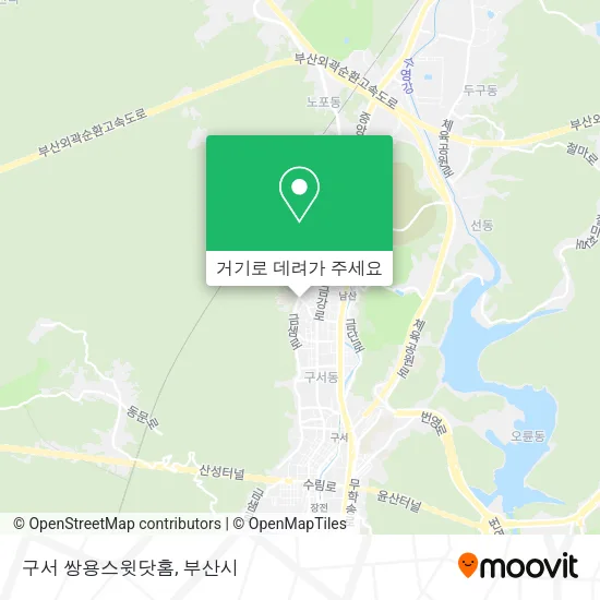 구서 쌍용스윗닷홈 지도