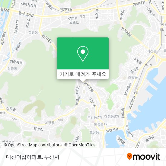 대신더샵아파트 지도