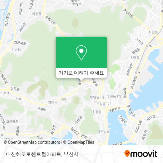 대신해모로센트럴아파트 지도
