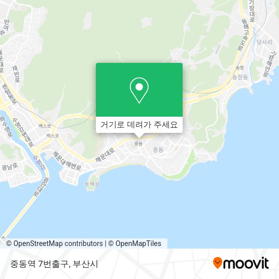 중동역 7번출구 지도